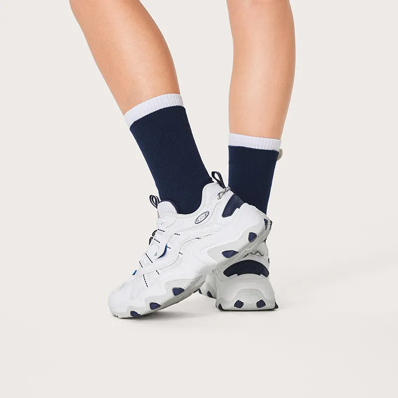 LiNing Cat's Claw Lite 2 Shock Absorbers With Slip Resistant Features Low Top Chunky Sneakers Women's Standard White-6