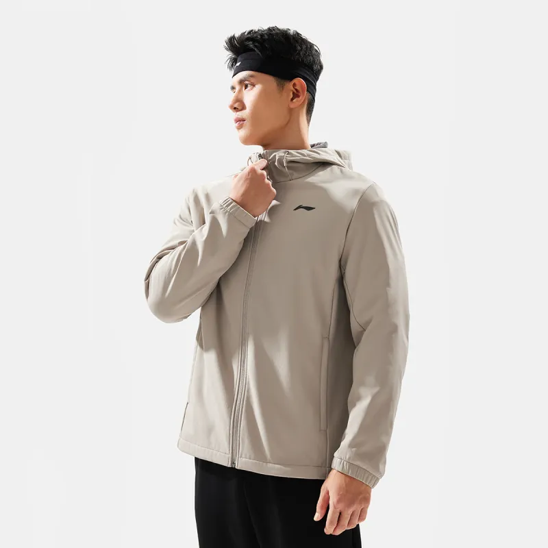 LiNing Sports Life Collection Jackets Coats Men Dusty Smoke Gray-5
