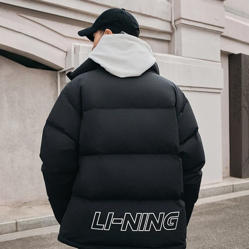 LiNing Fondue Down Series Down Jacket Unisex Black-5