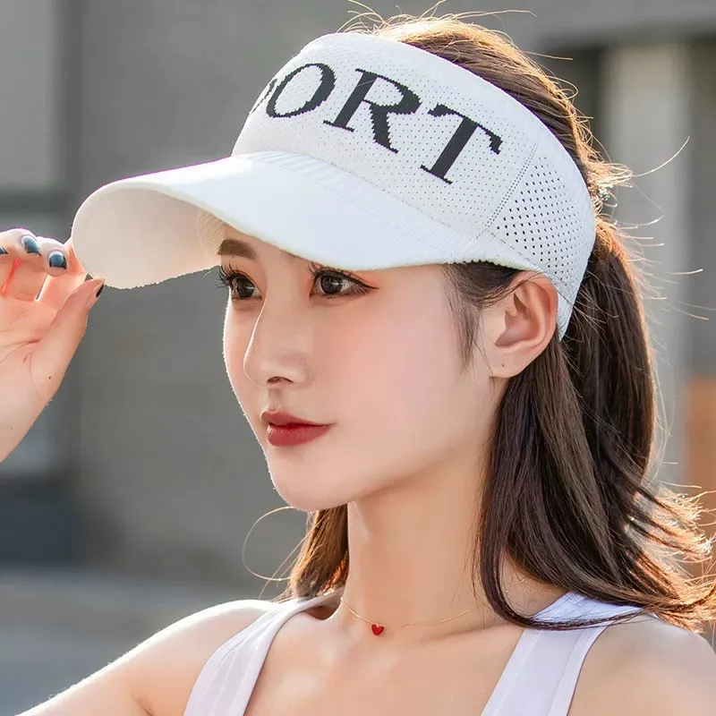 PISHUSHU Polyester Visor Cap Unisex Pink Multicolor-7