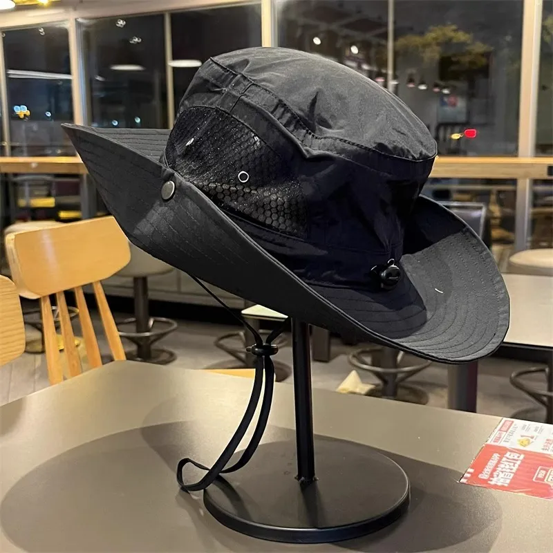 PISHUSHU Polyester Bucket Hats Unisex-1
