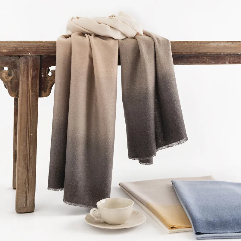 PISHUSHU Knit Scarves Unisex-1