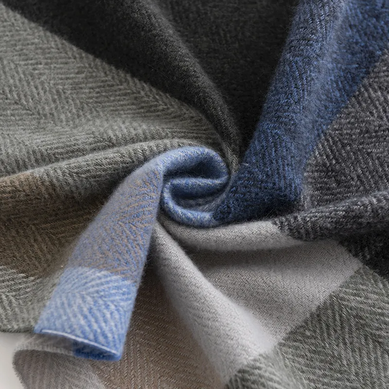 PISHUSHU Knit Scarves Men-4