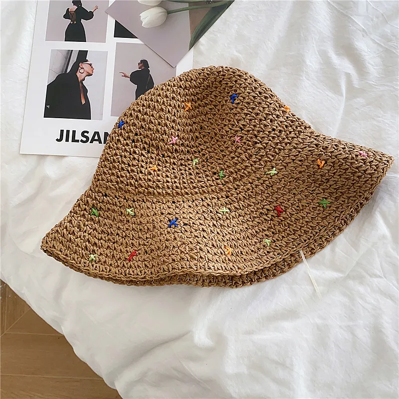 PISHUSHU Cotton Bucket Hats Women's-1