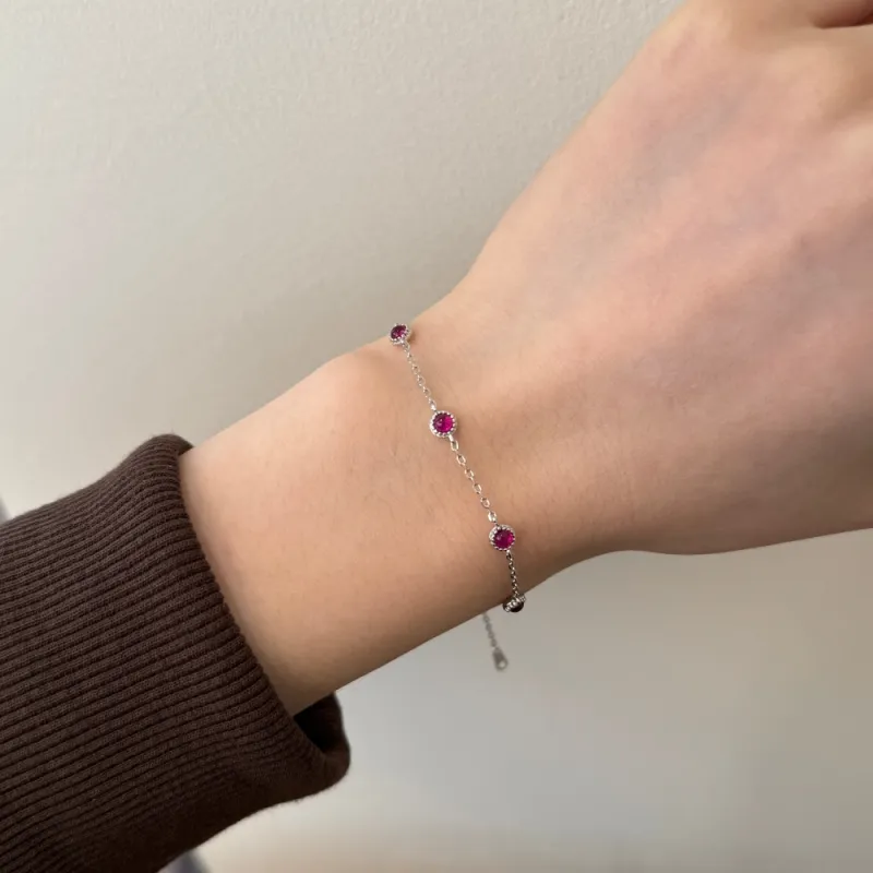 KAILEIFU S925 Silver Bracelets Women's Silver-11