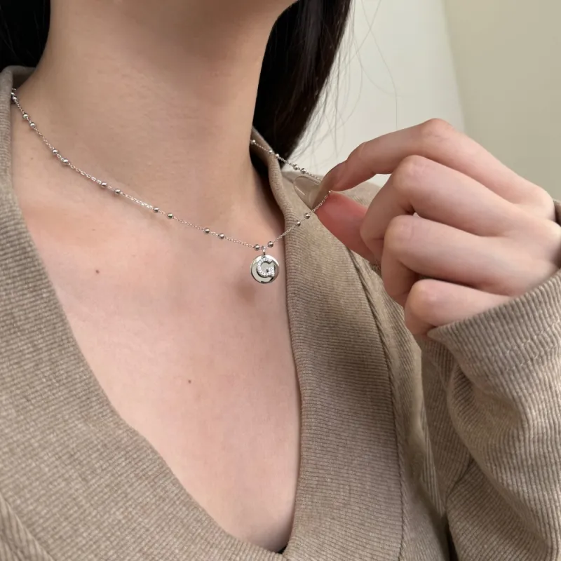 KAILEIFU S925 Silver Necklaces Women's-34