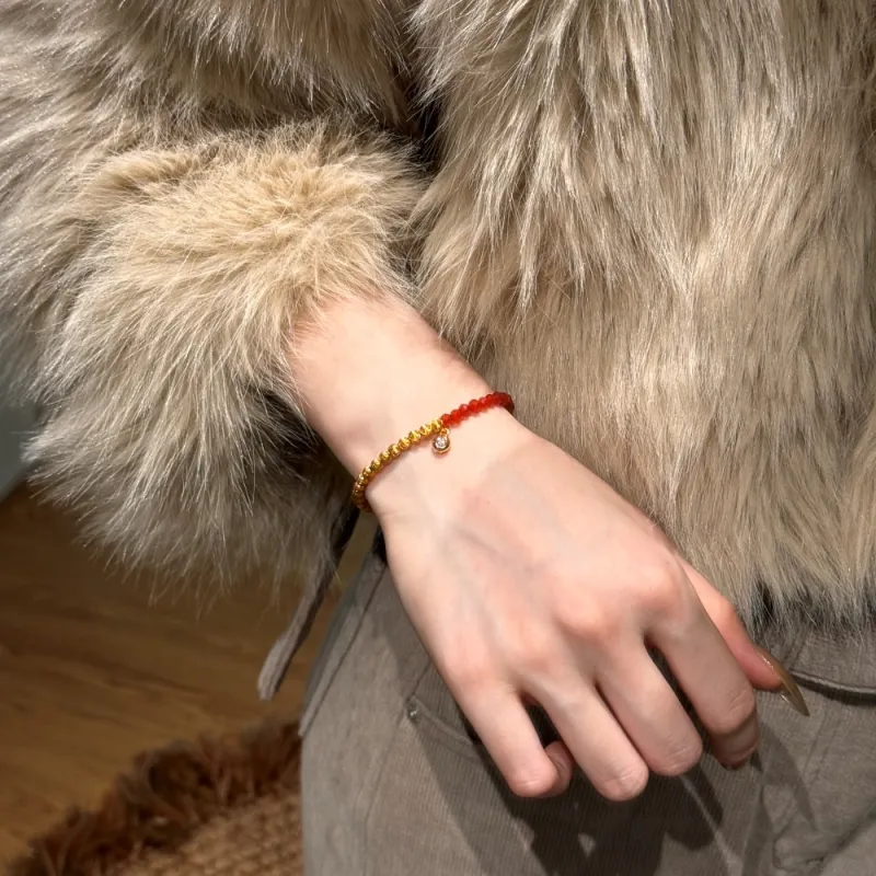 KAILEIFU S925 Silver Bracelets Women's Gold-4