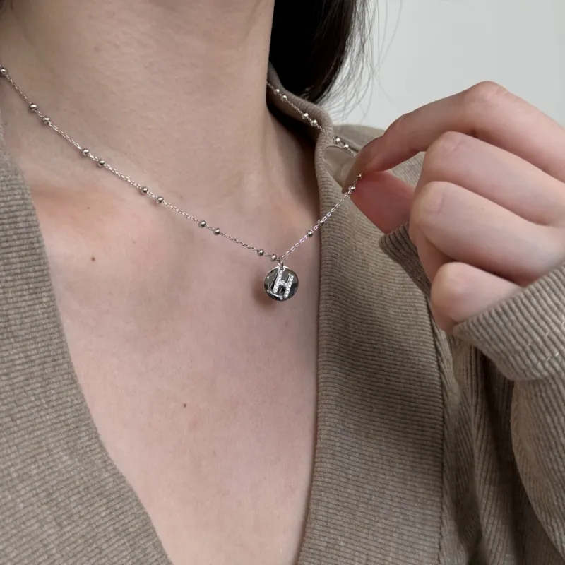 KAILEIFU S925 Silver Necklaces Women's-39