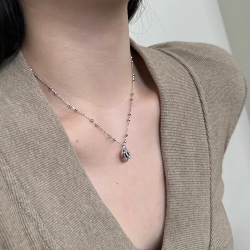 KAILEIFU S925 Silver Necklaces Women's-73