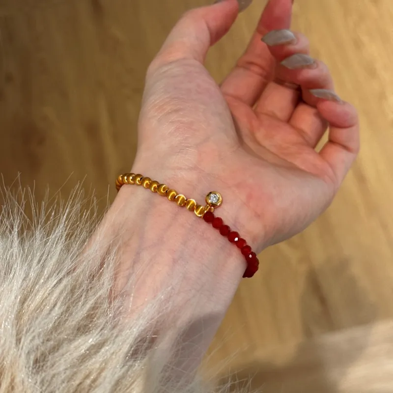 KAILEIFU S925 Silver Bracelets Women's Gold-1