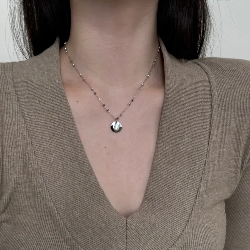 KAILEIFU S925 Silver Necklaces Women's-102