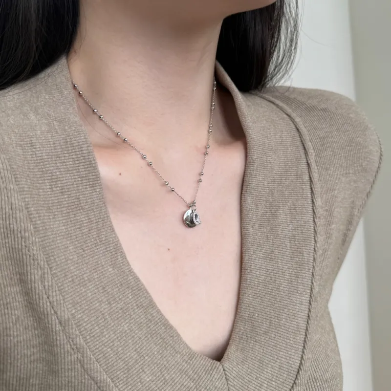 KAILEIFU S925 Silver Necklaces Women's-83