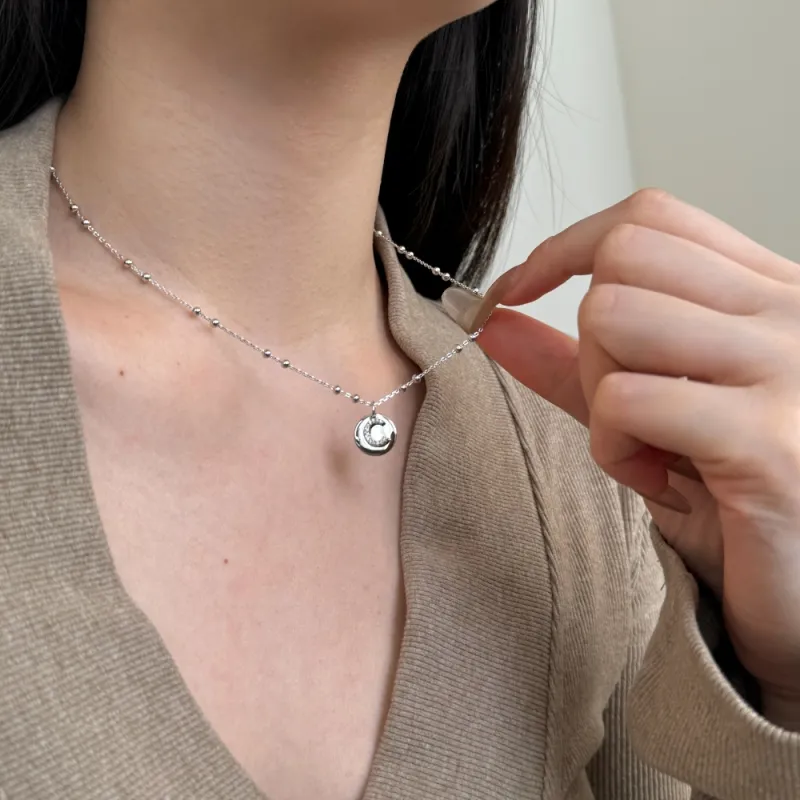 KAILEIFU S925 Silver Necklaces Women's-14