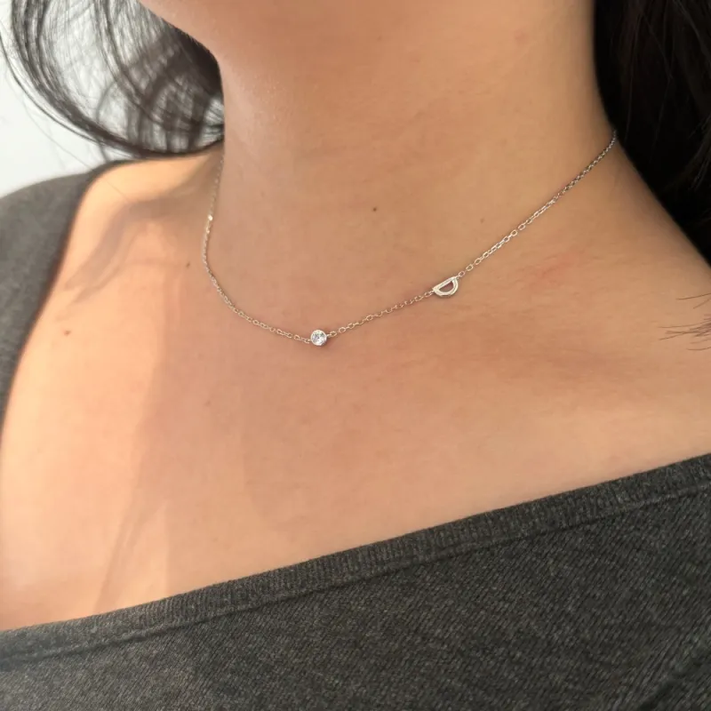 KAILEIFU S925 Silver Necklaces Women's-17