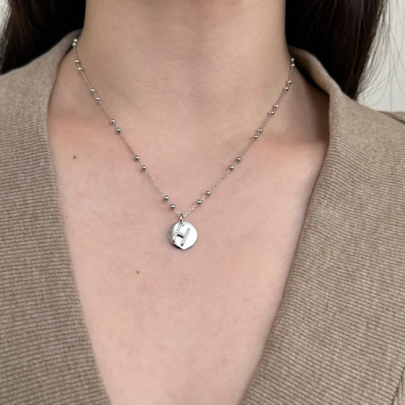KAILEIFU S925 Silver Necklaces Women's-37