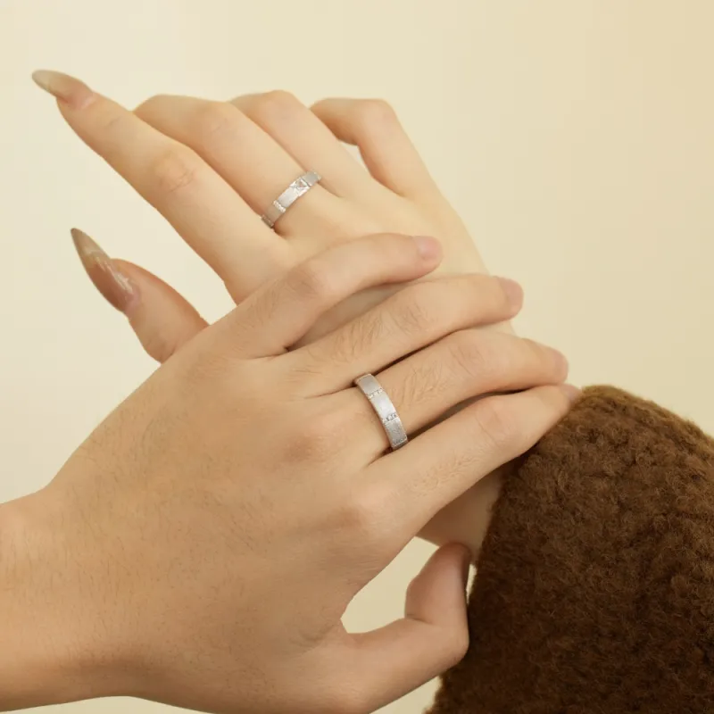 KAILEIFU 925 Sterling Silver Rings Unisex Silver-3