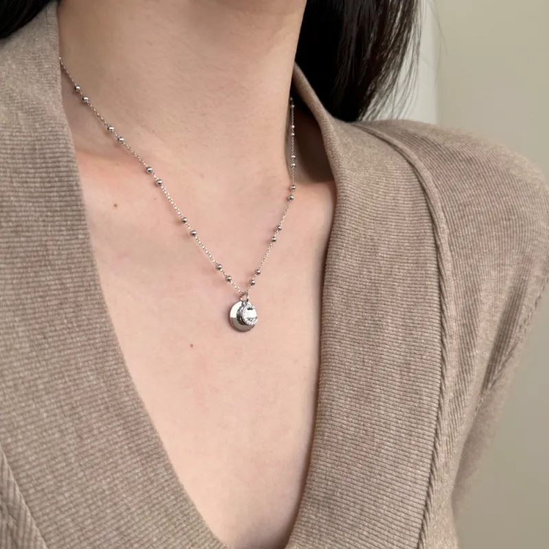 KAILEIFU S925 Silver Necklaces Women's-13