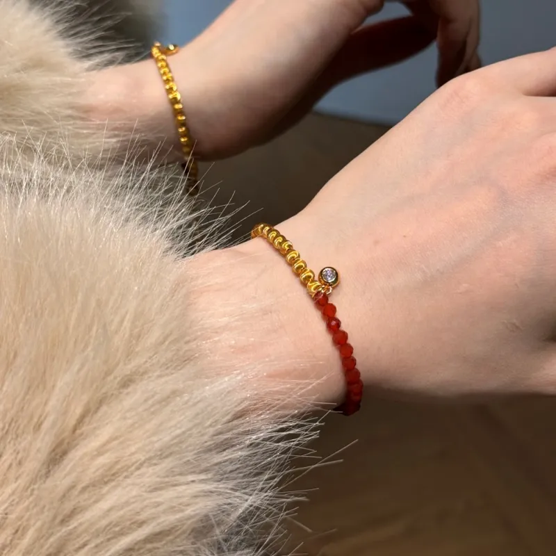 KAILEIFU S925 Silver Bracelets Women's Gold-2