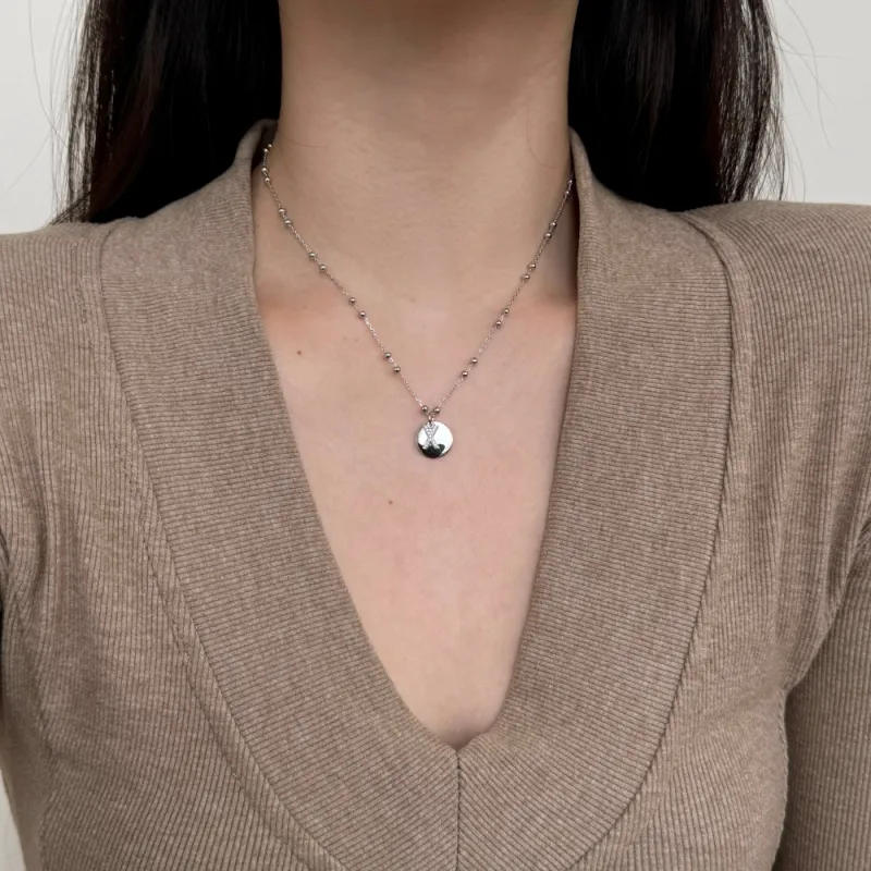 KAILEIFU S925 Silver Necklaces Women's-117