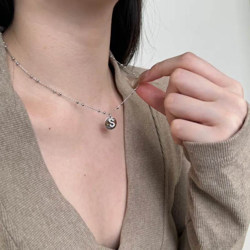 KAILEIFU S925 Silver Necklaces Women's-94