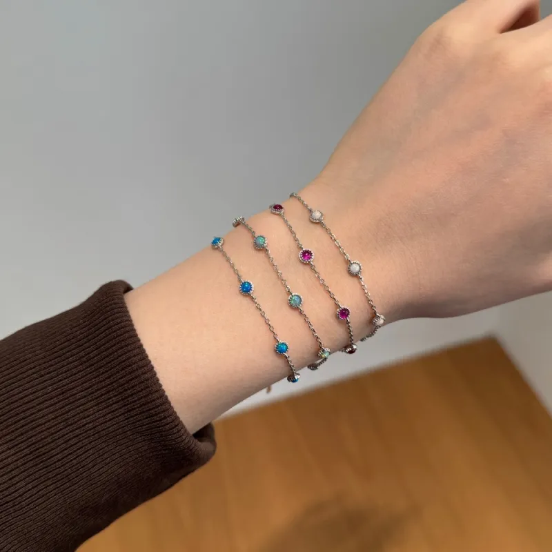 KAILEIFU S925 Silver Bracelets Women's Silver-3