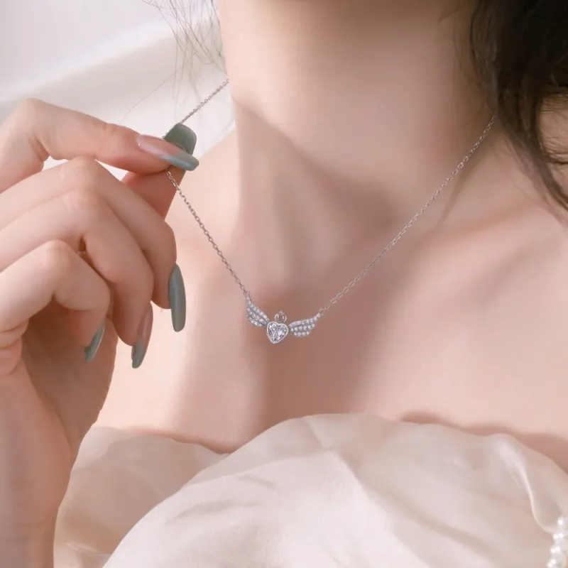 KAILEIFU S925 Silver Necklaces Women's-2