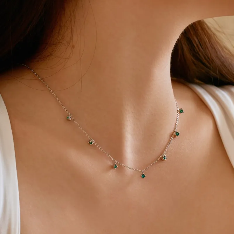KAILEIFU S925 Silver Necklaces Women's Silver-7