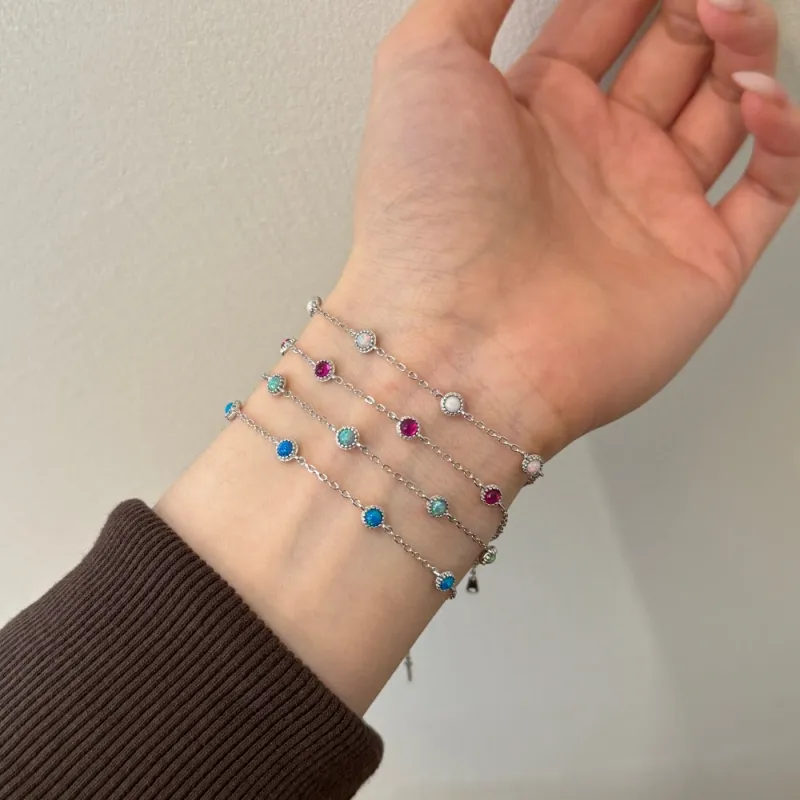 KAILEIFU S925 Silver Bracelets Women's Silver-2