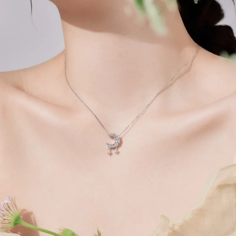 KAILEIFU S925 Silver Necklaces Women's-4