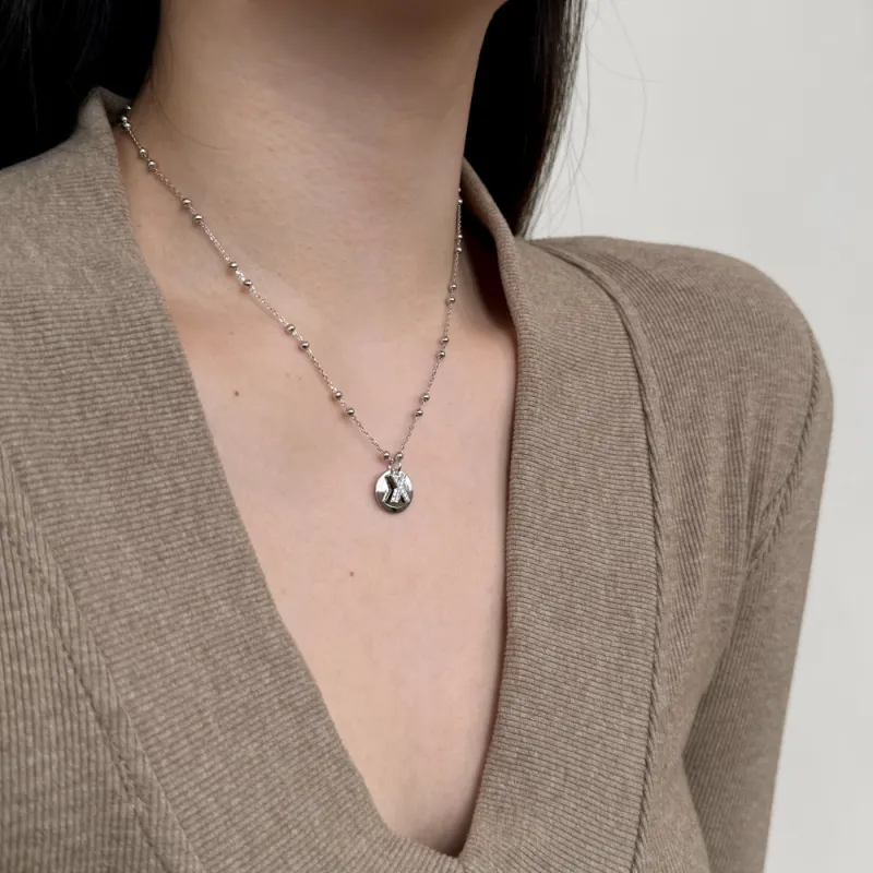 KAILEIFU S925 Silver Necklaces Women's-118