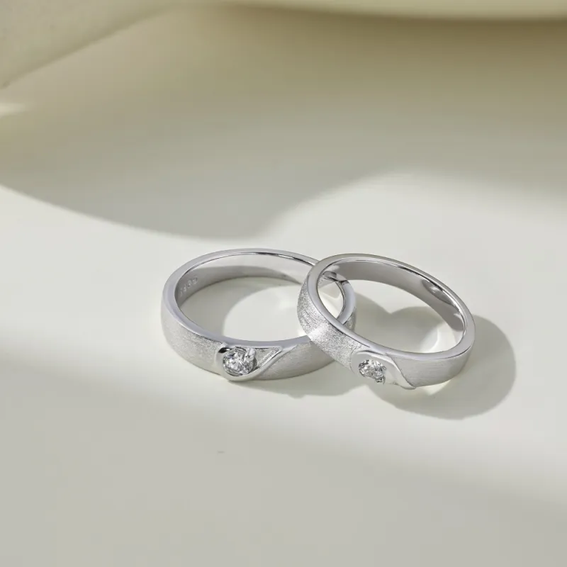 KAILEIFU S925 Silver Rings Unisex Silver-2