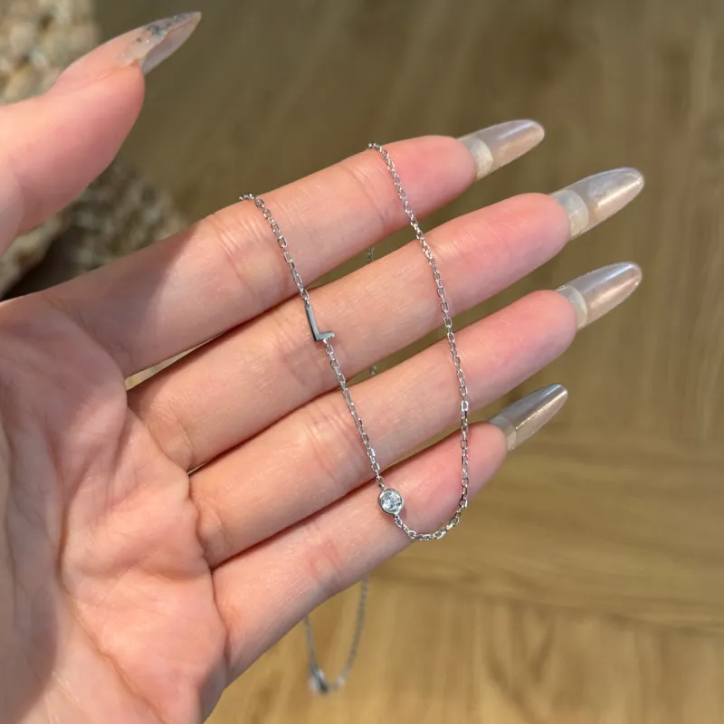 KAILEIFU S925 Silver Necklaces Women's-46