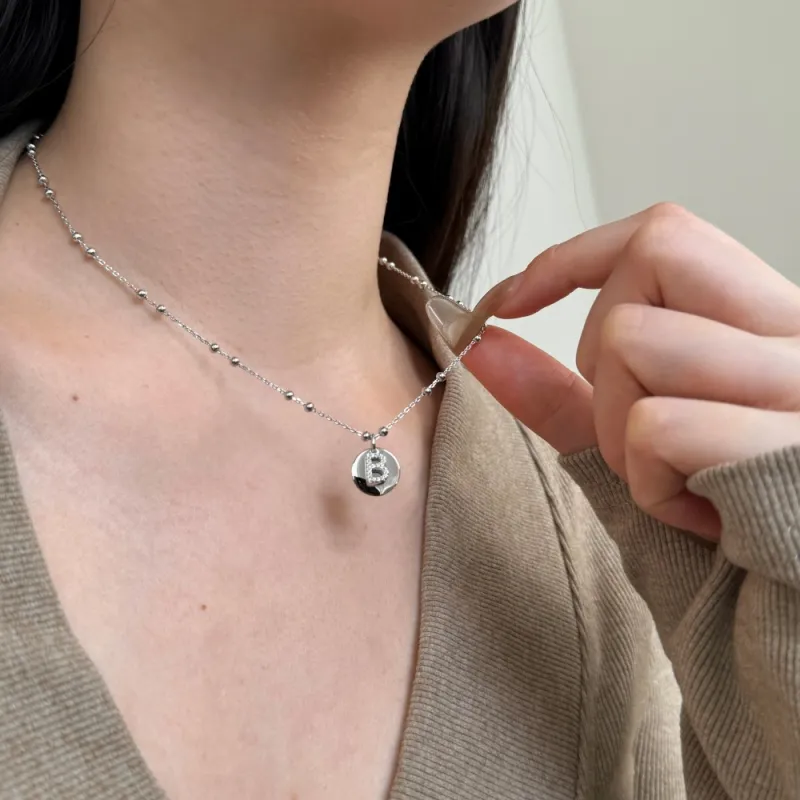 KAILEIFU S925 Silver Necklaces Women's-9