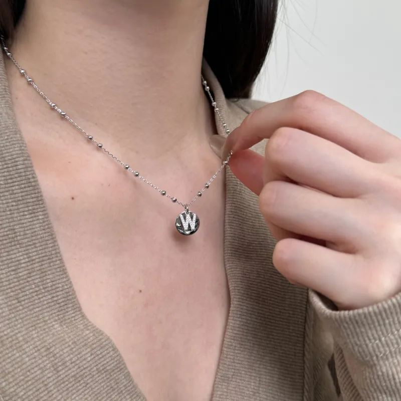KAILEIFU S925 Silver Necklaces Women's-114