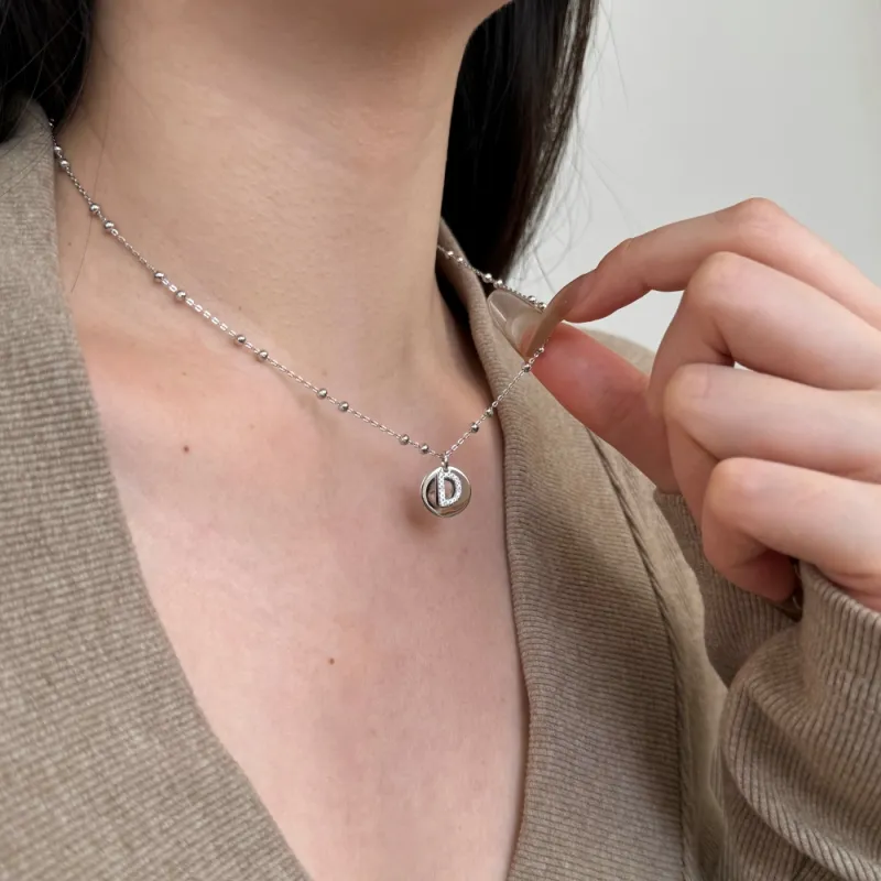 KAILEIFU S925 Silver Necklaces Women's-19