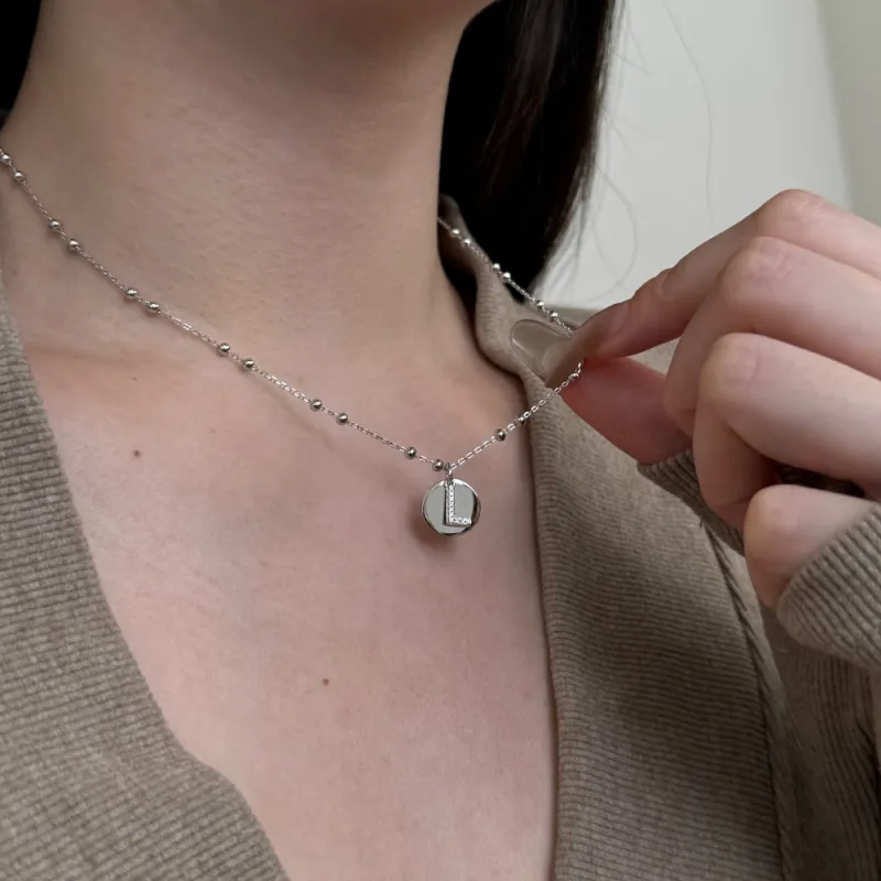 KAILEIFU S925 Silver Necklaces Women's-59