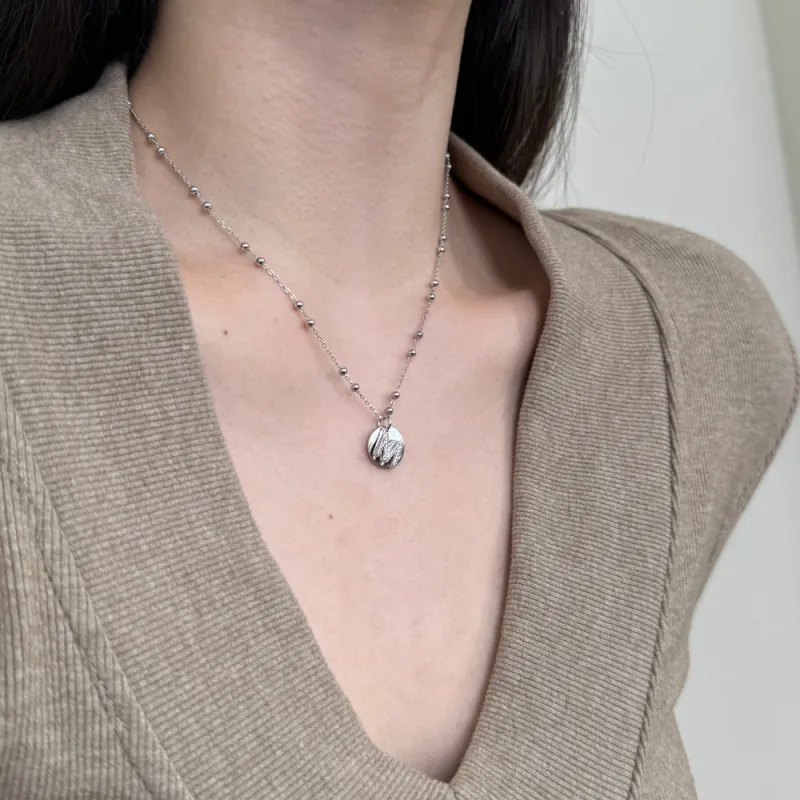 KAILEIFU S925 Silver Necklaces Women's-63