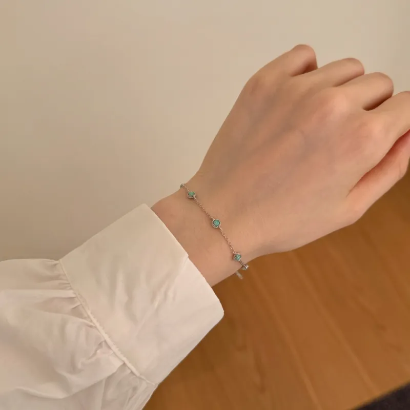 KAILEIFU S925 Silver Bracelets Women's Silver-6