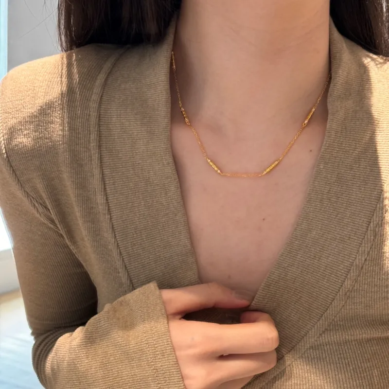 KAILEIFU S925 Silver Necklaces Women's-5