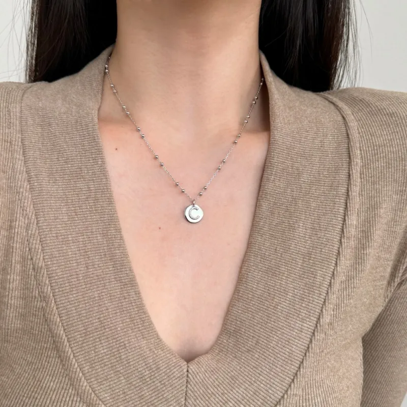 KAILEIFU S925 Silver Necklaces Women's-12