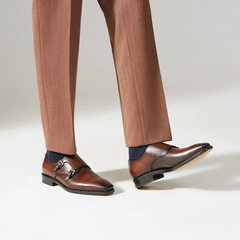 TRUFFAUT Dress Shoes Men's Dark Brown-5