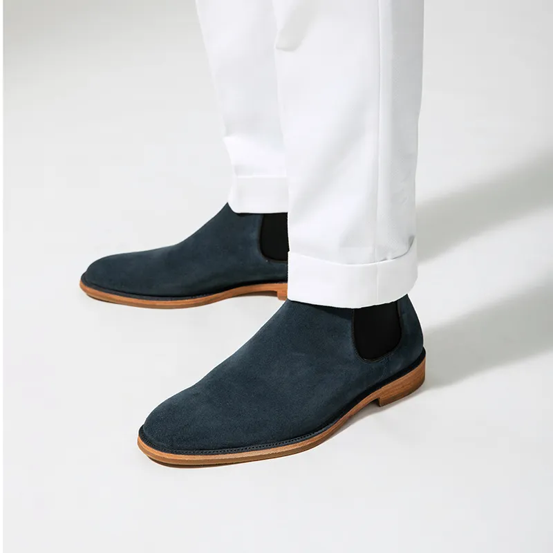 TRUFFAUT Crew Chelsea Boots 2.8cm Men's-17