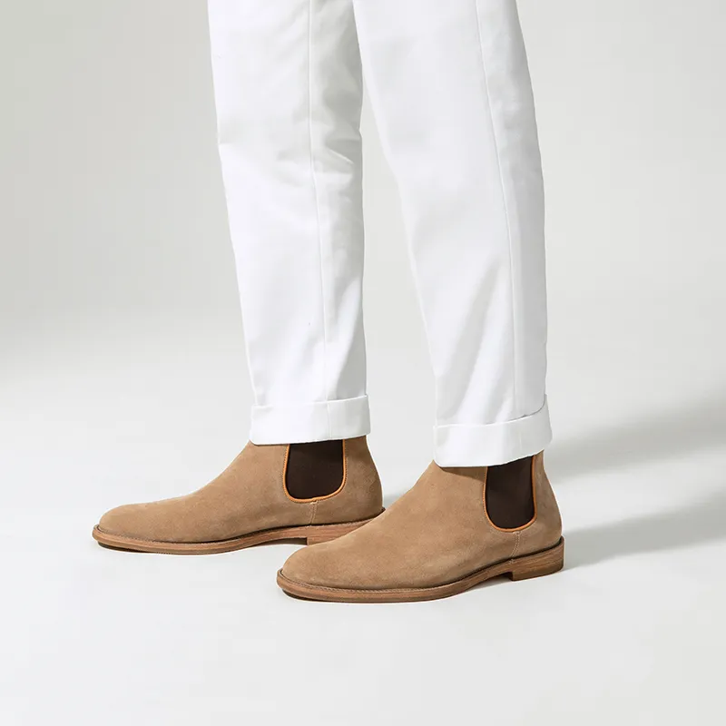 TRUFFAUT Crew Chelsea Boots 2.8cm Men's-11
