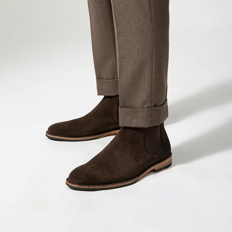 TRUFFAUT Crew Chelsea Boots 2.8cm Men's-5