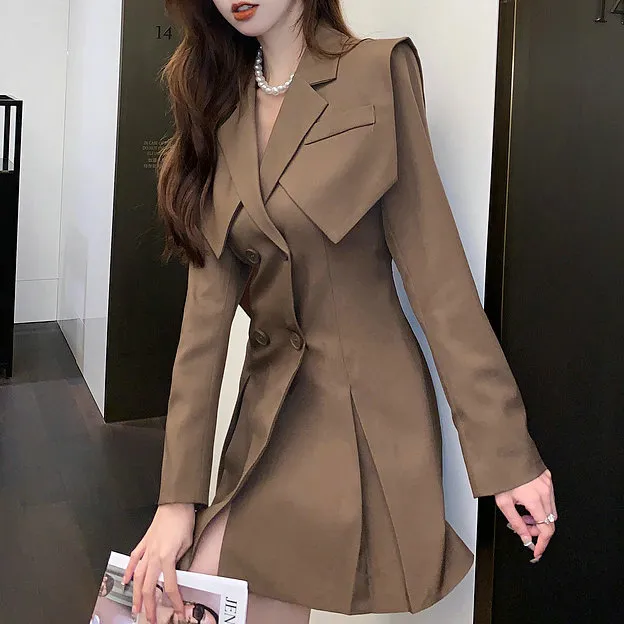 Icicofficial Long Sleeved Dresses Women's-2