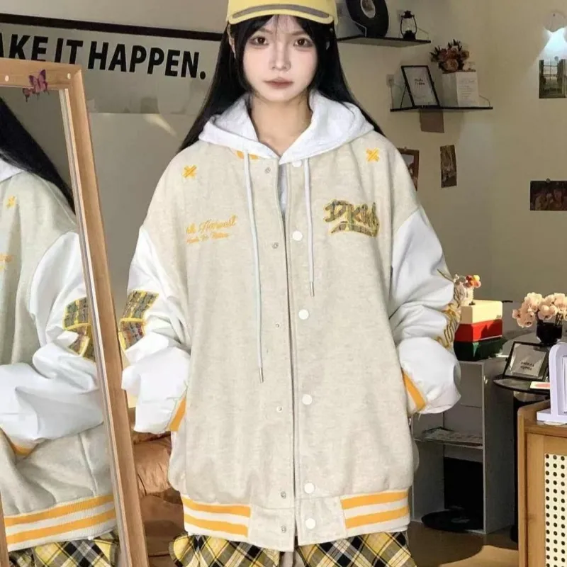 Icicofficial Baseball Jacket Women's-11