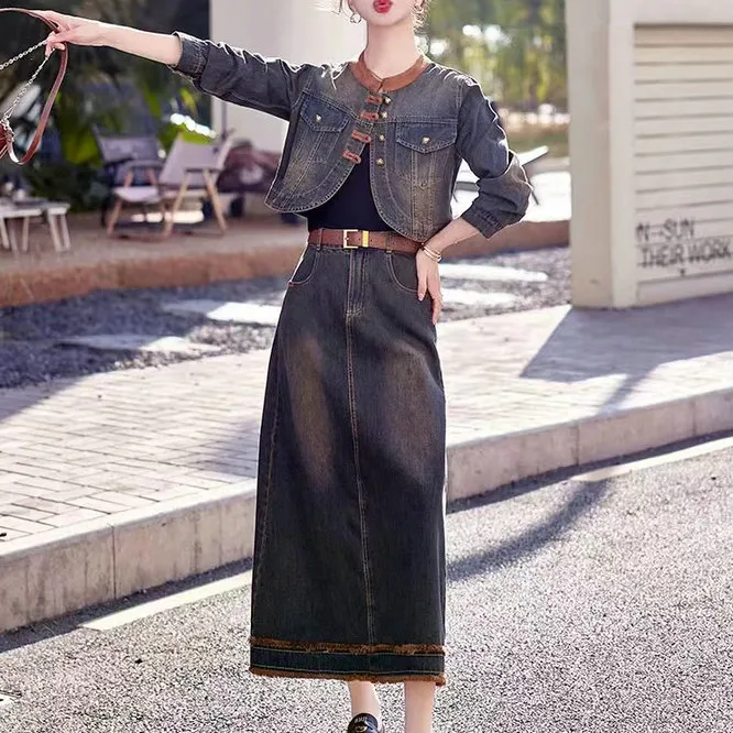 Icicofficial Two Piece Skirt Sets Women's-4