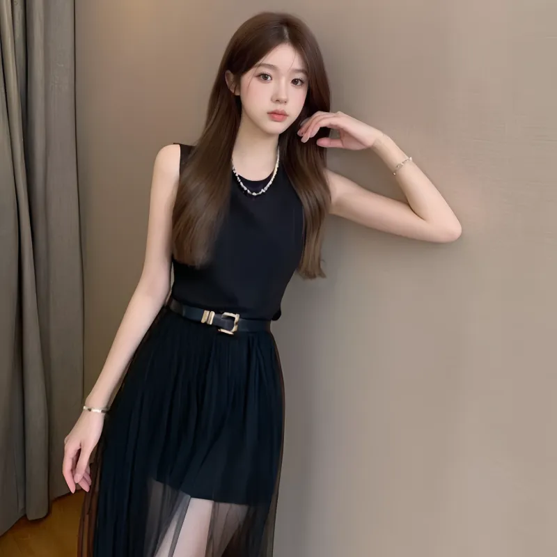 Icicofficial Sleeveless Dress Women's-10
