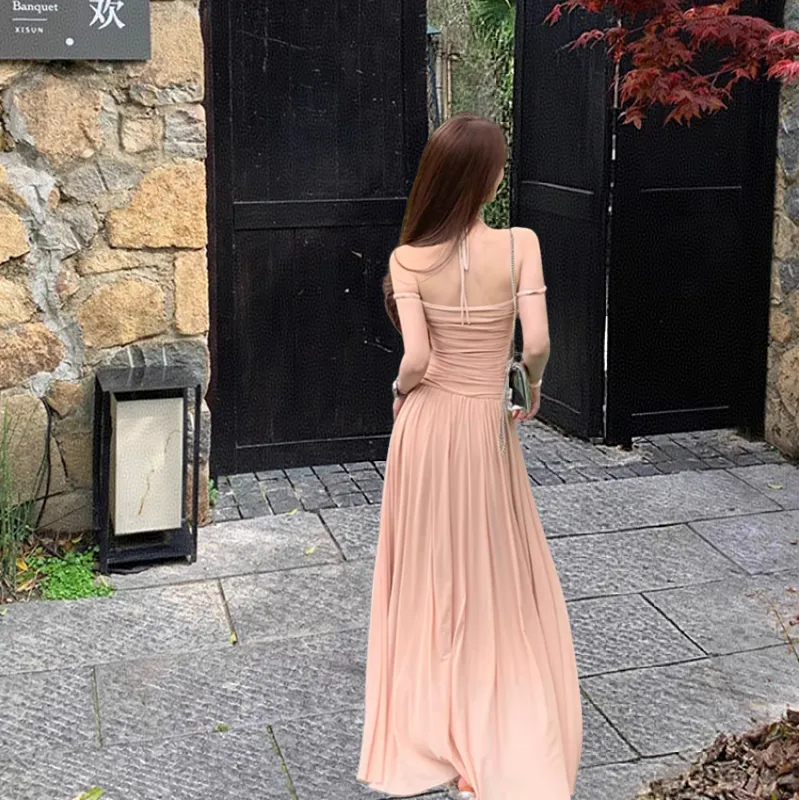 Icicofficial Slip Dress Women's Dusty Pink Dress-5