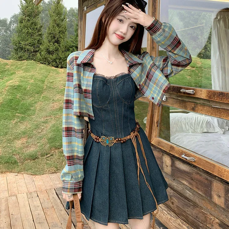Icicofficial Two Piece Skirt Sets Women's-5